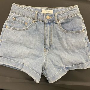 Denim shorts